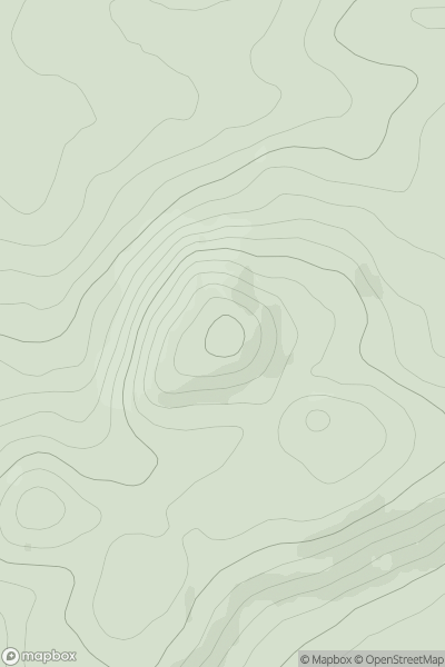 Thumbnail image for Mile Hill [Braemar to Montrose] [NO311571] showing contour plot for surrounding peak